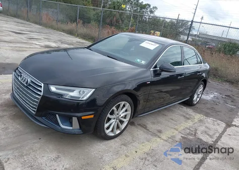 2019 Audi A4 45 Premium z USA, uszkodzony, nr VIN WAUENAF43KA120442